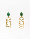 Twisted Aventurine Earrings
