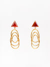 Twisted Brown Agathe Earrings